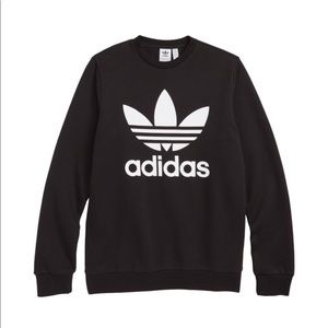 Old School Adidas Crew Neck Sweatshirt